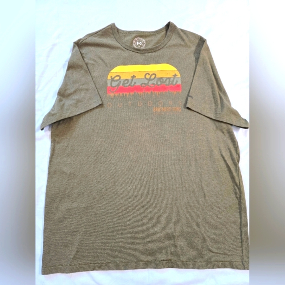 Men's Olive Graphic T-Shirt